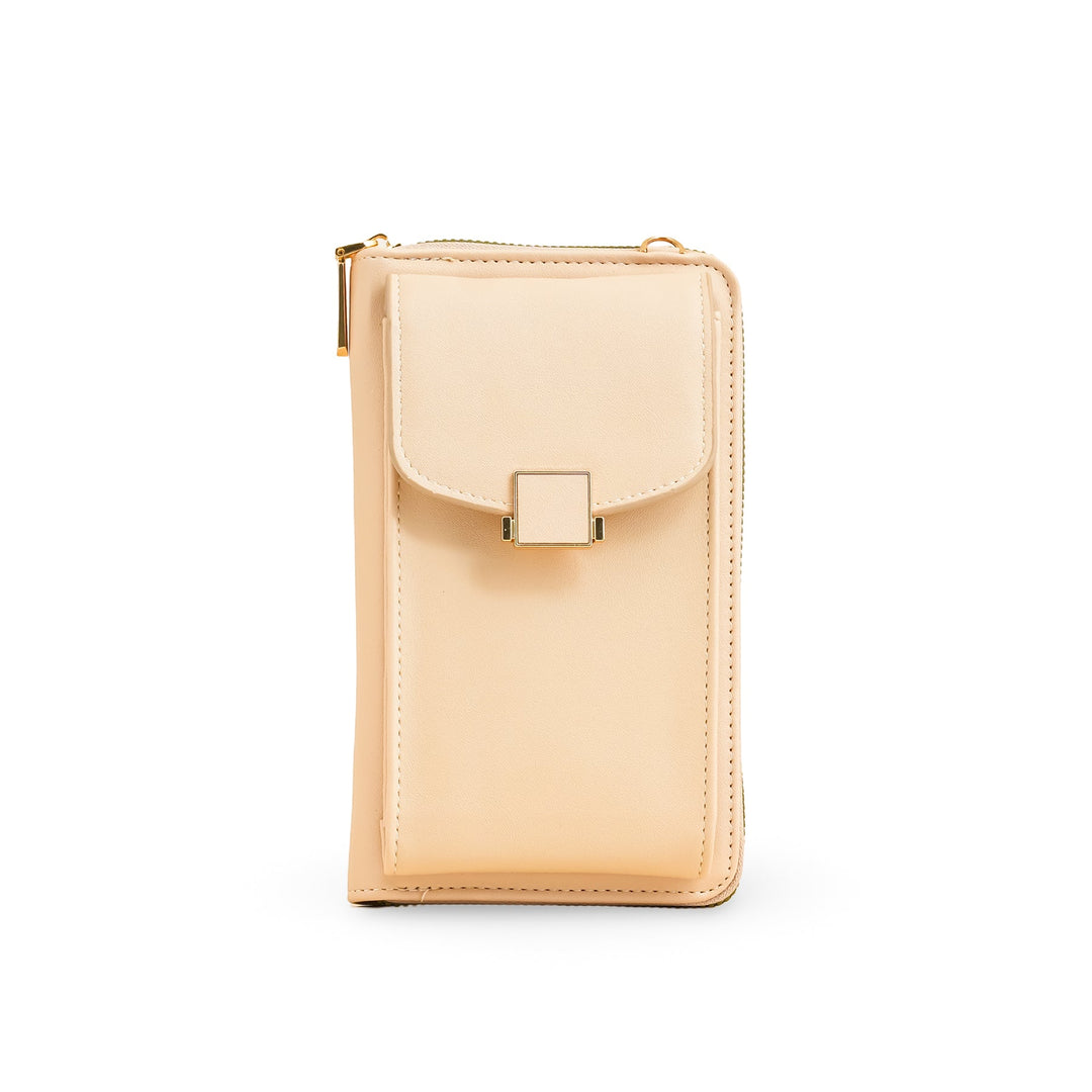 Beige Casual Pouch P97631