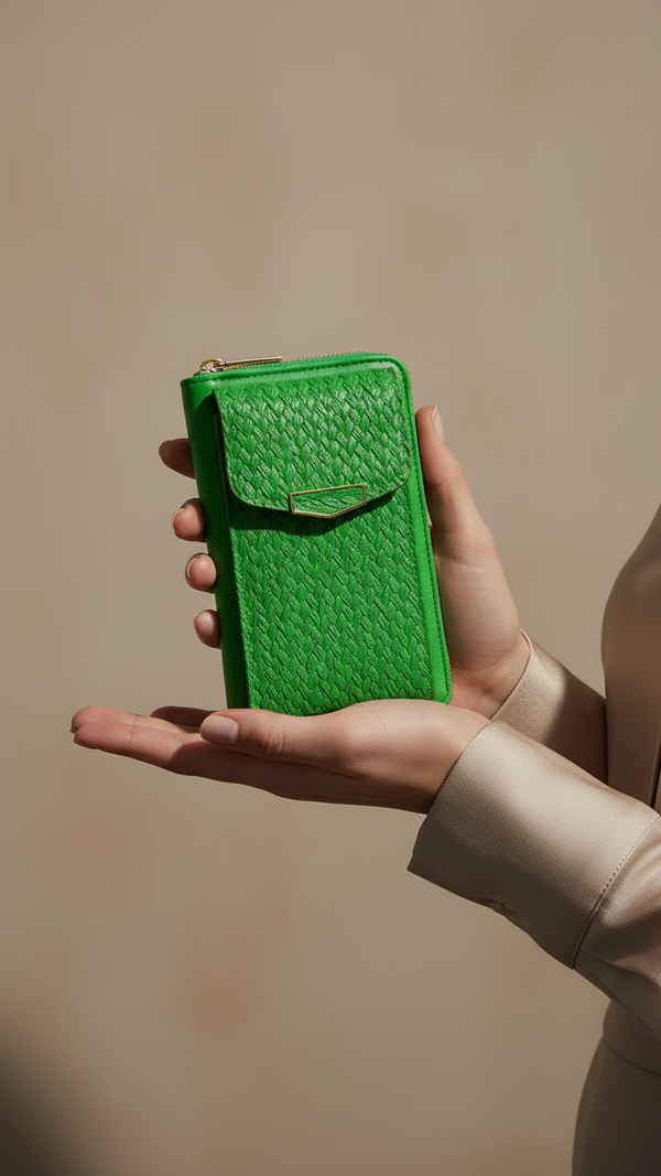 Green Casual Pouch P97632