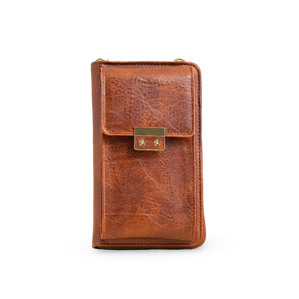 Brown Casual Pouch P97633