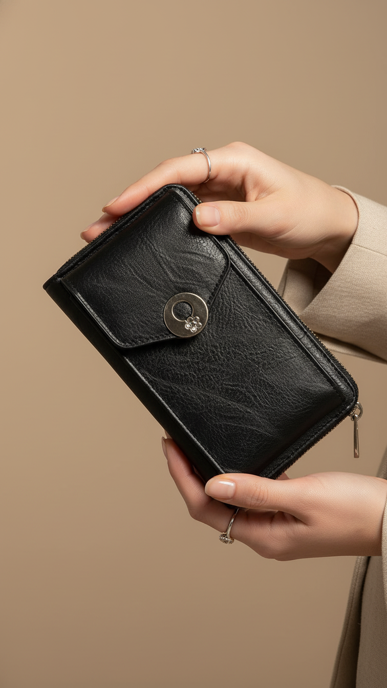 Black Casual Pouch P97634