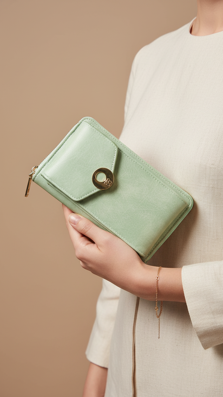 Green Casual Pouch P97634