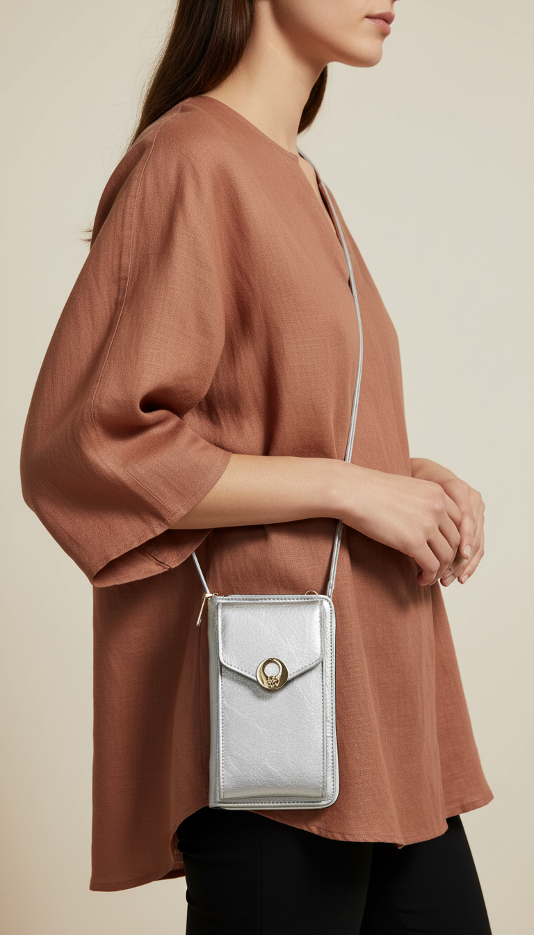 Silver Casual Pouch P97634