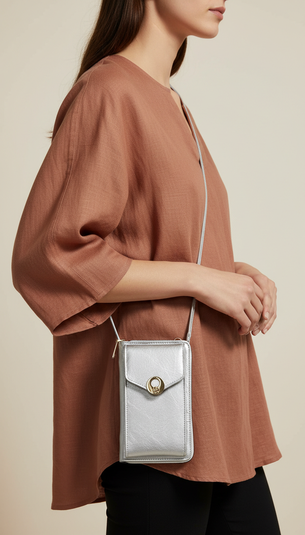 Silver Casual Pouch P97634