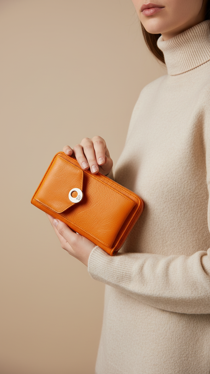 Orange Casual Pouch P97634