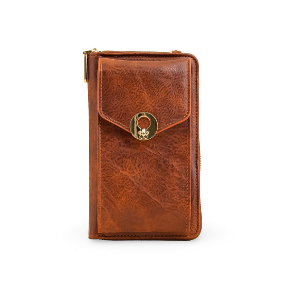 Brown Casual Pouch P97634