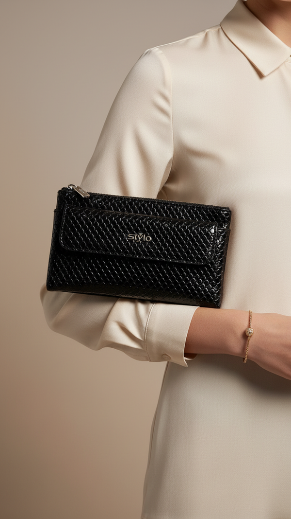 Black Casual Pouch P97635