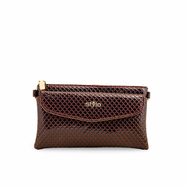 Burgundy Casual Pouch P97637