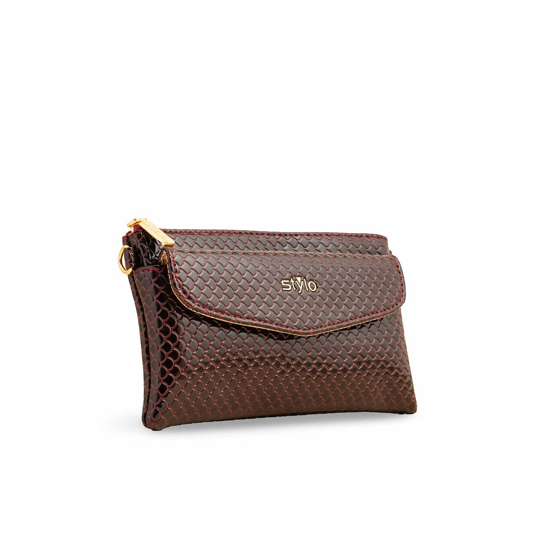 Burgundy Casual Pouch P97637