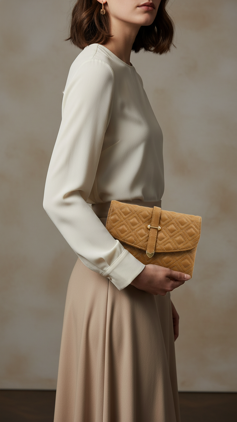 Khaki Casual Pouch P97638