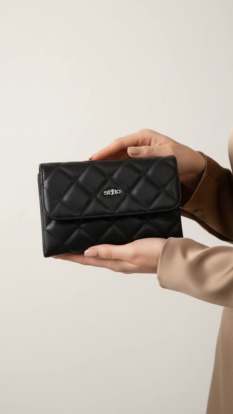Black Casual Pouch P97639
