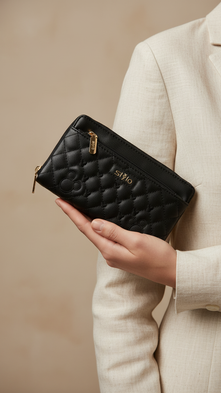 Black Casual Pouch P97640