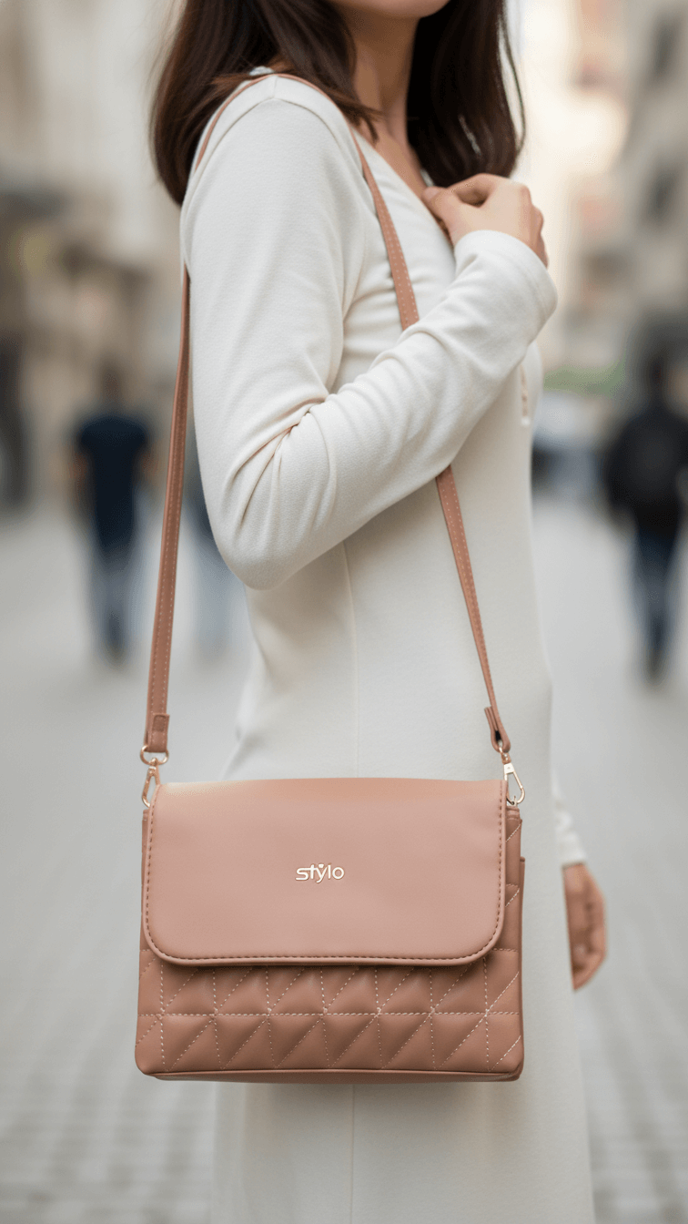 Red Casual Pouch For Ladies P97641