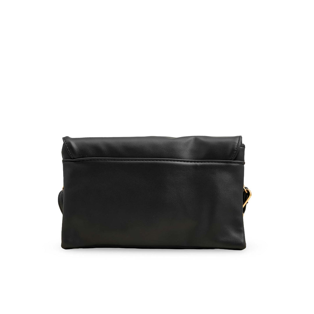 Black Casual Pouch For Ladies P97641