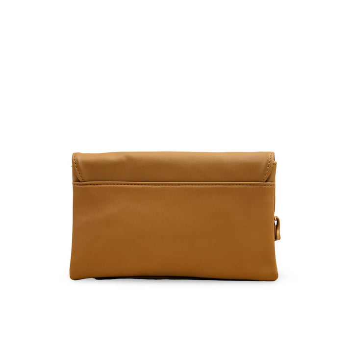 Khaki Casual Pouch For Ladies P97641