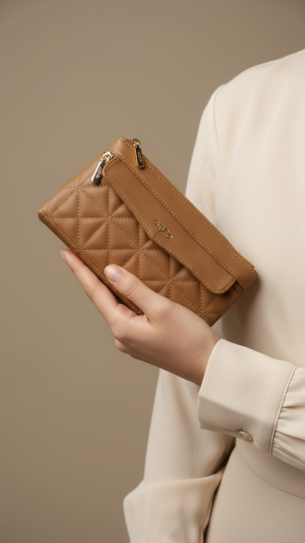 Khaki Casual Pouch P97642