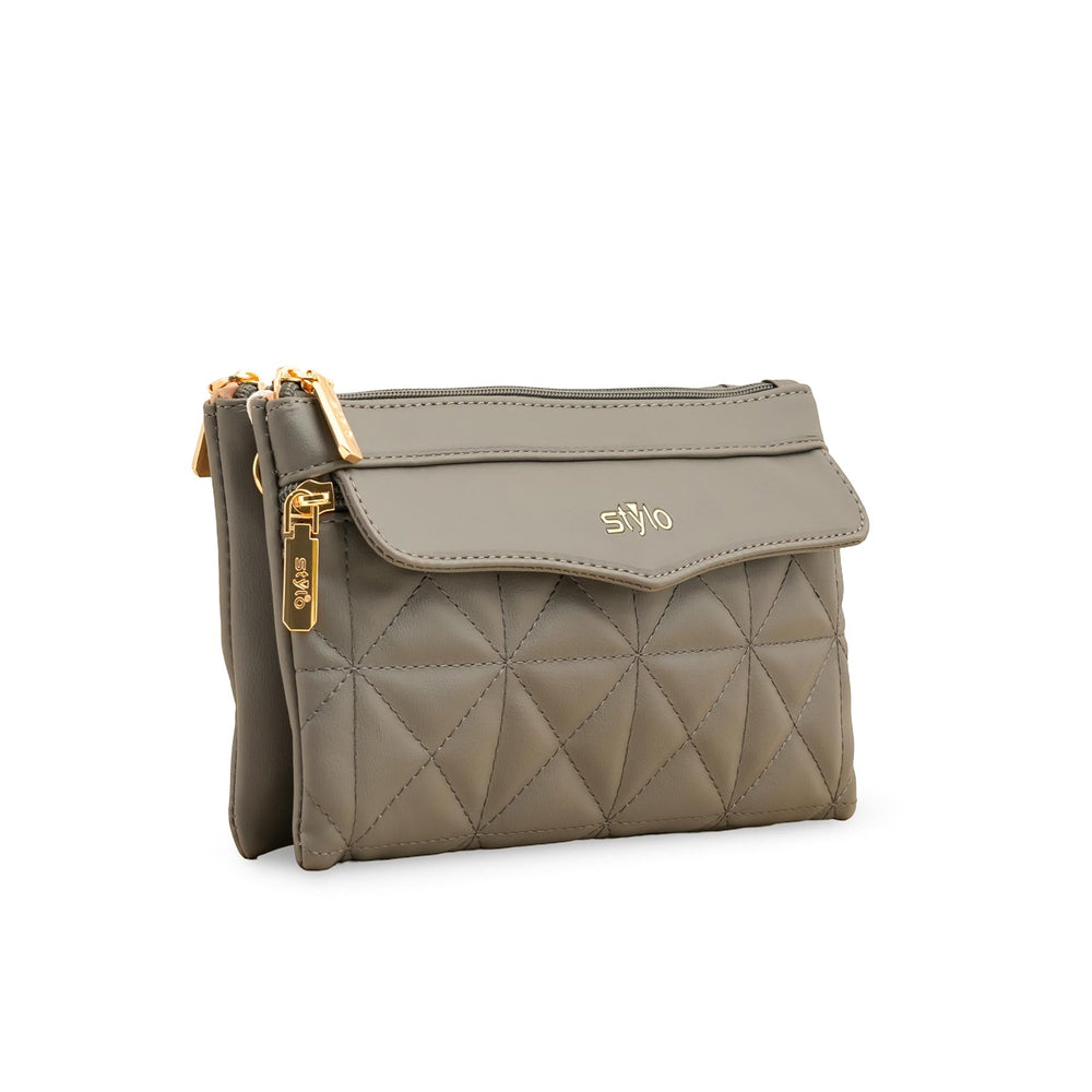 Grey Casual Pouch P97642