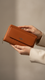 Brown Casual Pouch P97643