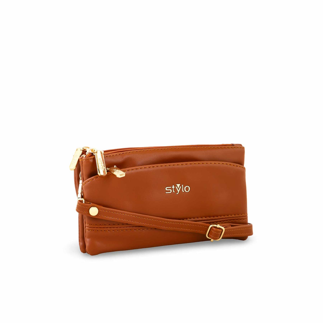 Brown Casual Pouch P97644