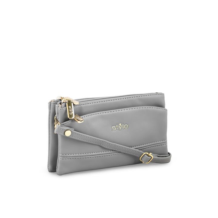 Grey Casual Pouch P97644