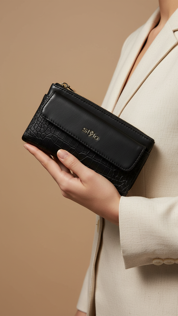 Black Casual Pouch P97645