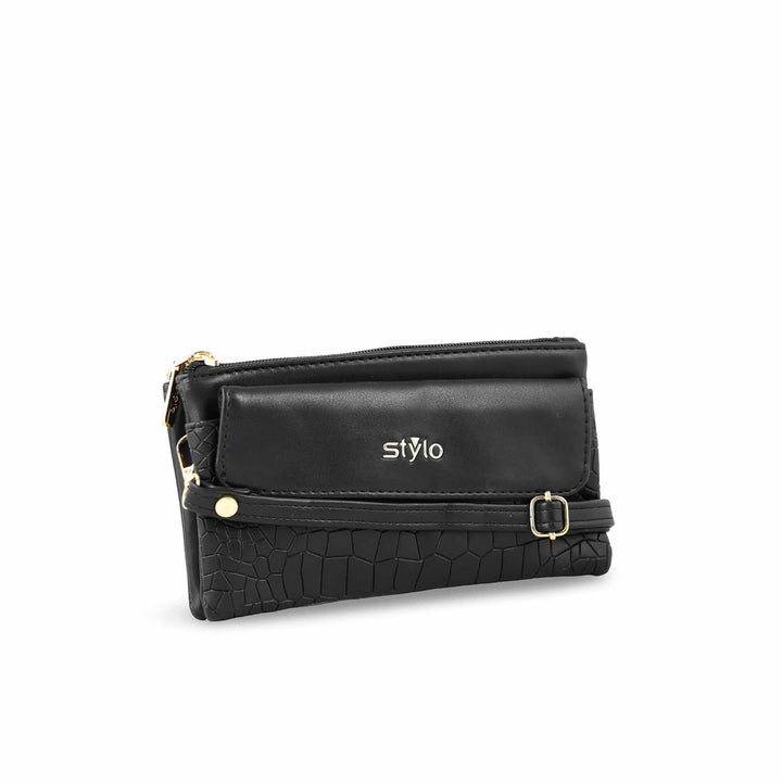 Black Casual Pouch P97645