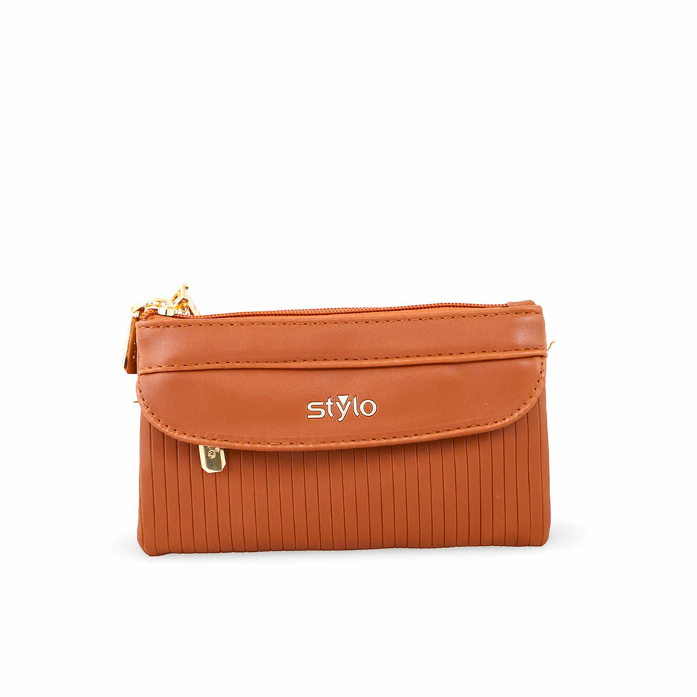 Brown Casual Pouch P97646
