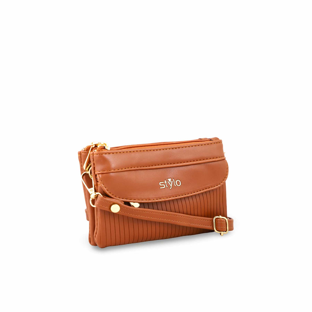 Brown Casual Pouch P97646
