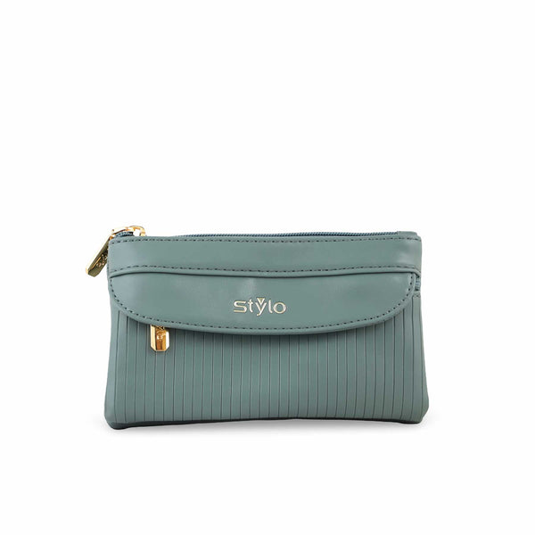 Green Casual Pouch P97646