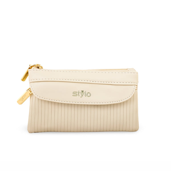 Beige Casual Pouch P97646