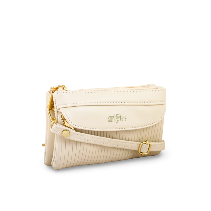 Beige Casual Pouch P97646