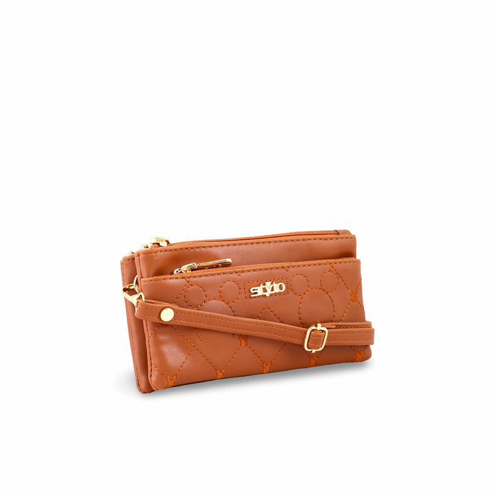 Brown Casual Pouch P97647