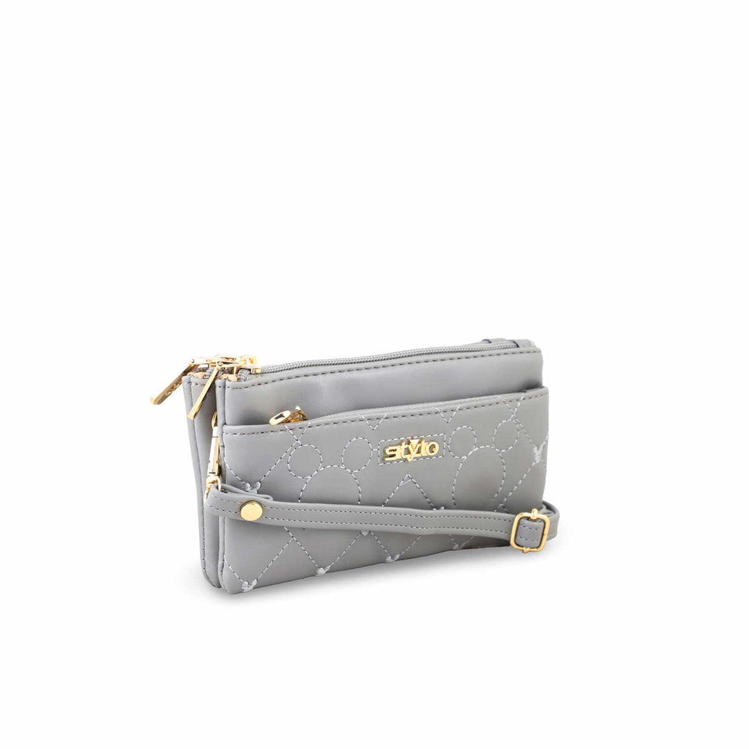 Grey Casual Pouch P97647