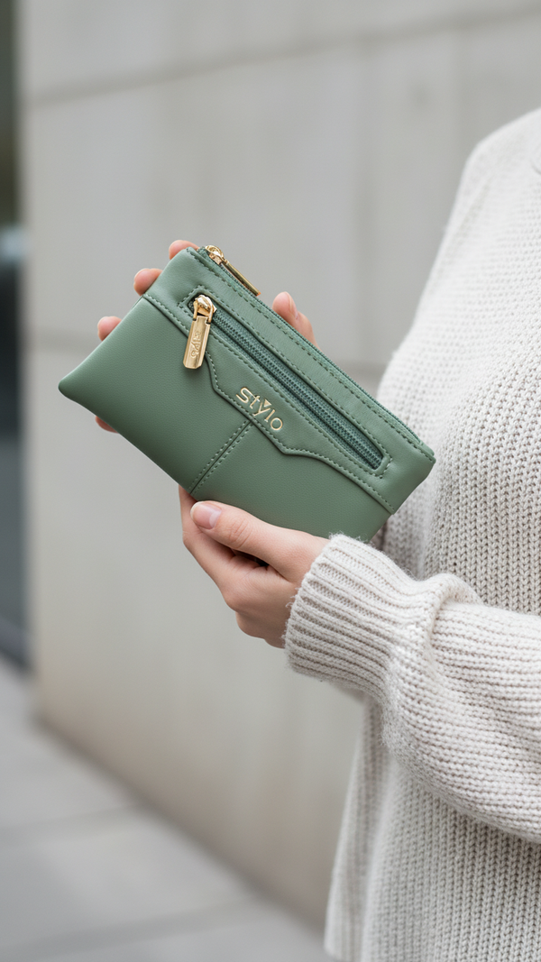 Green Casual Pouch P97648