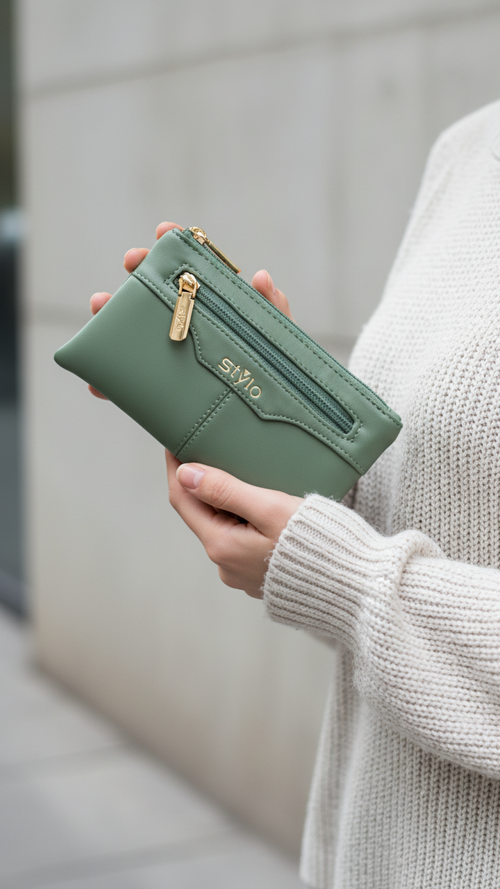 Green Casual Pouch P97648