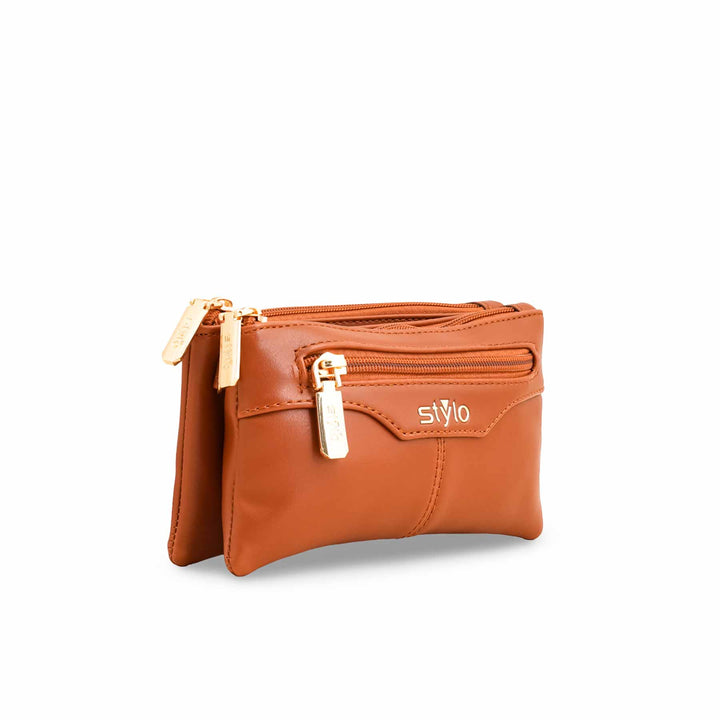 Brown Casual Pouch P97648