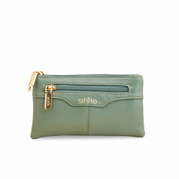 Green Casual Pouch P97648
