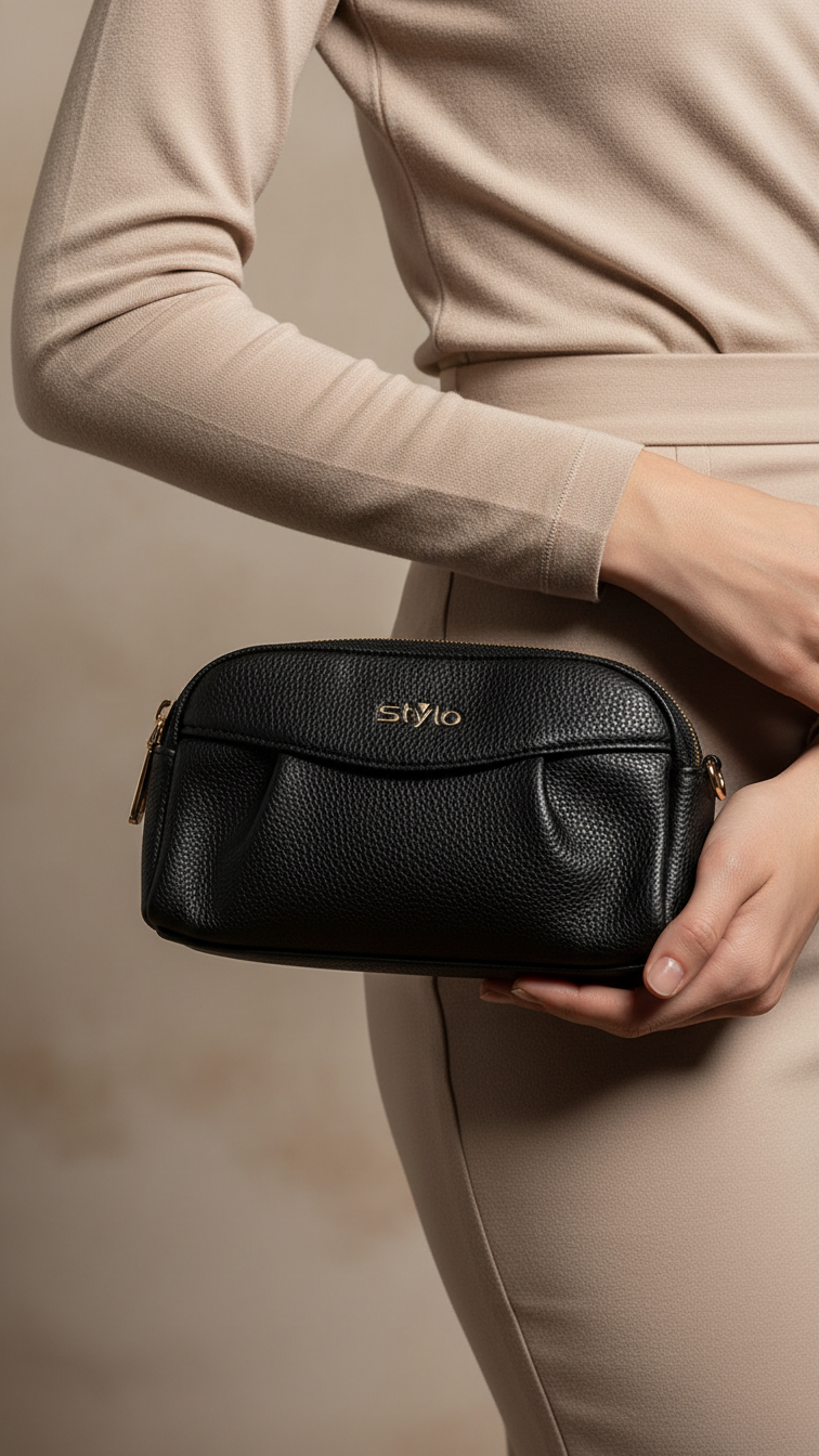 Black Casual Pouch P97651