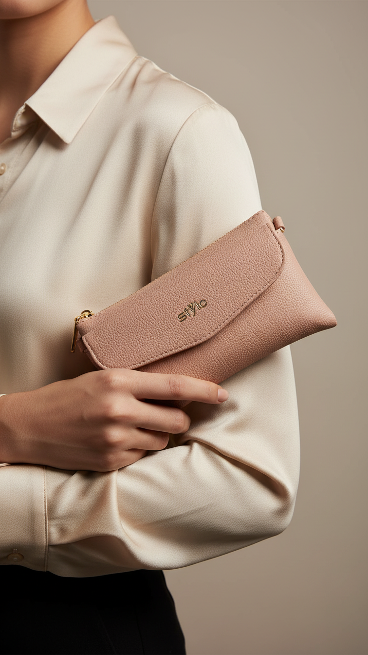 Pink Casual Pouch P97652