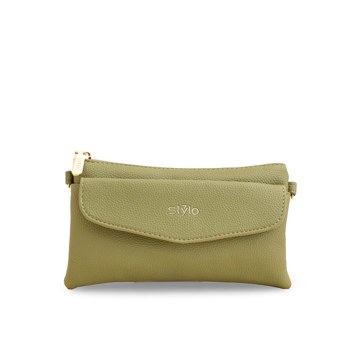 Green Casual Pouch P97652