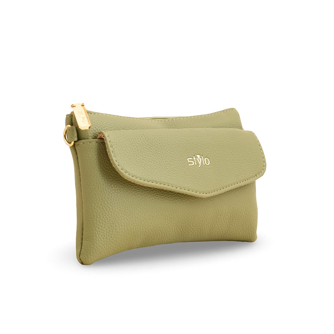 Green Casual Pouch P97652