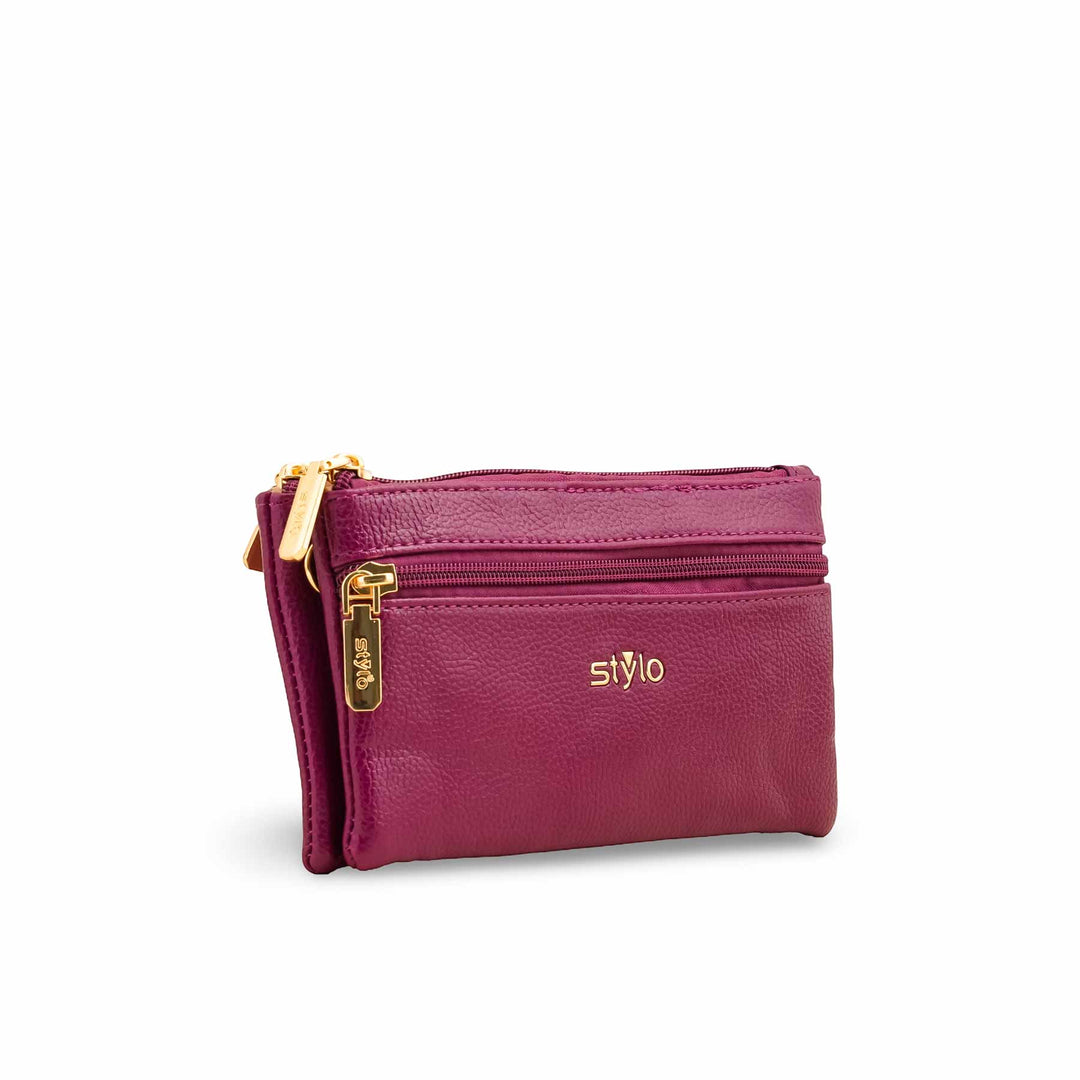 Purple Casual Pouch For Women P97655
