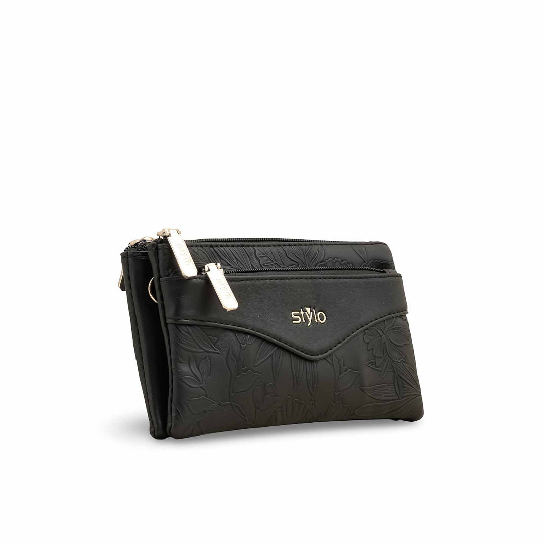 Black Casual Pouch P97656