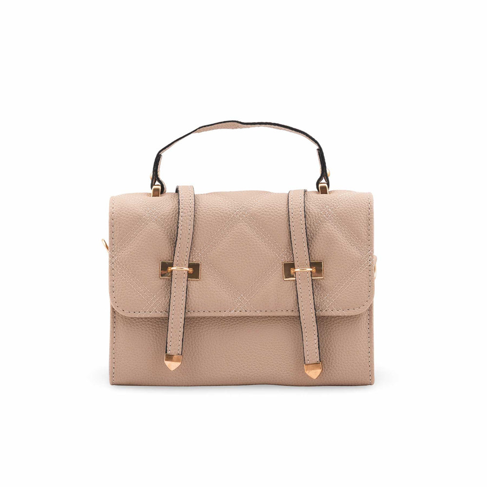 Beige Casual Pouch For Ladies P97659