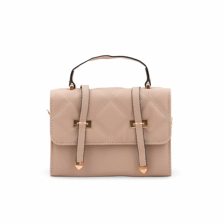 Beige Casual Pouch For Ladies P97659