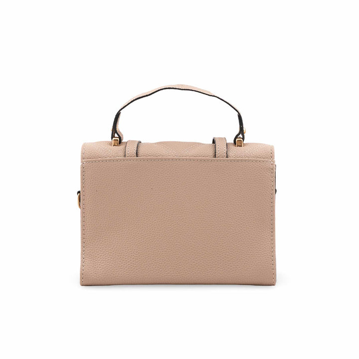 Beige Casual Pouch For Ladies P97659