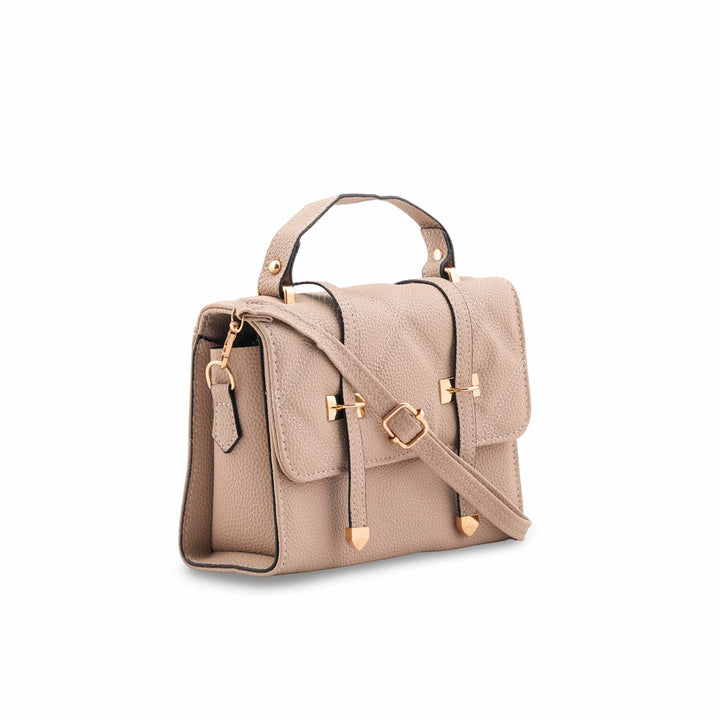 Beige Casual Pouch For Ladies P97659
