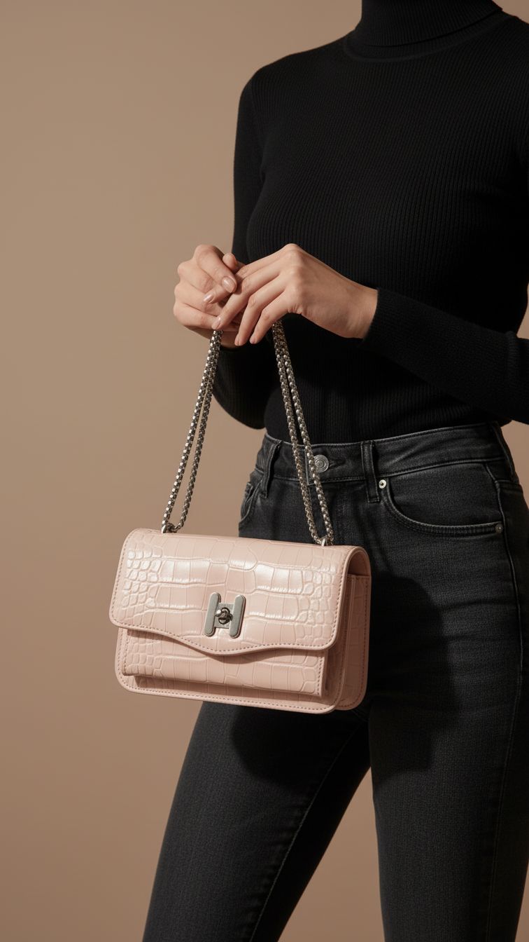 Beige Casual Pouch P97660