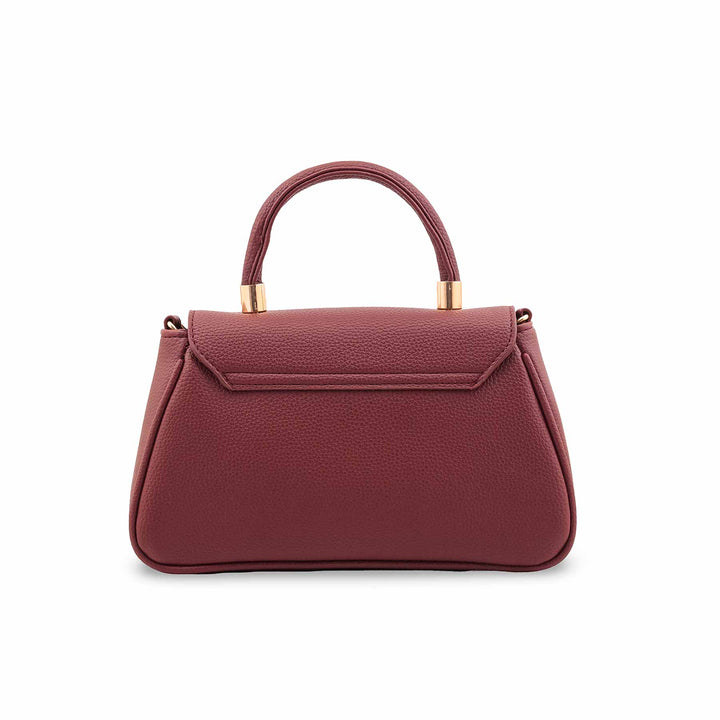 Maroon Casual Pouch For Women P97663