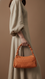 Orange Casual Pouch For Women P97664