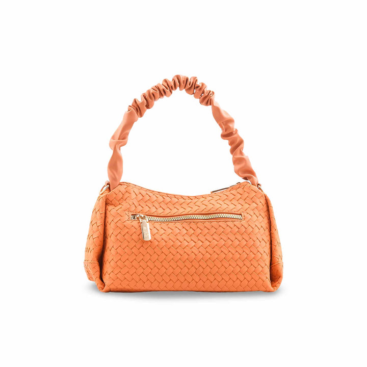 Orange Casual Pouch For Women P97664